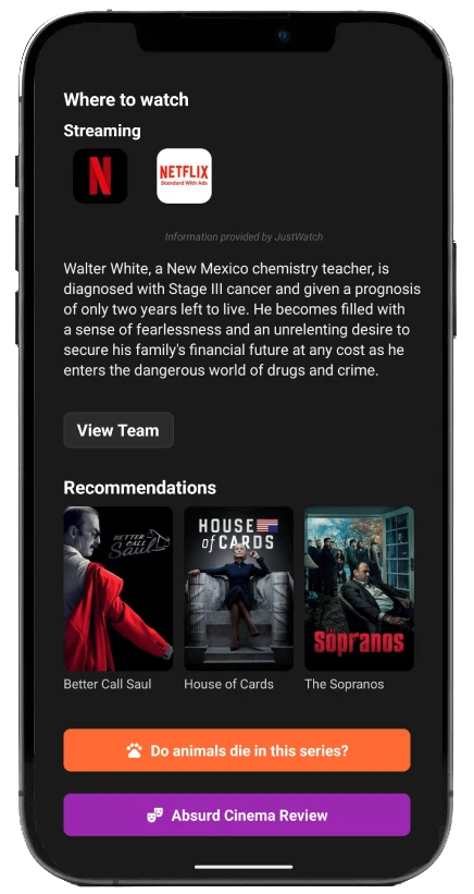 Find where to watch content